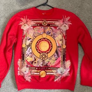 Red designed sweatshirt Civil Regime